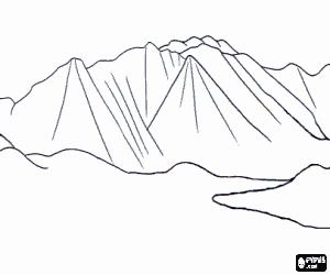 Paysage Coloriage