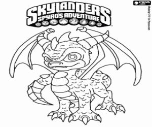 Skylander Spyro, le dragon est un adversaire redoutable qui peut voler